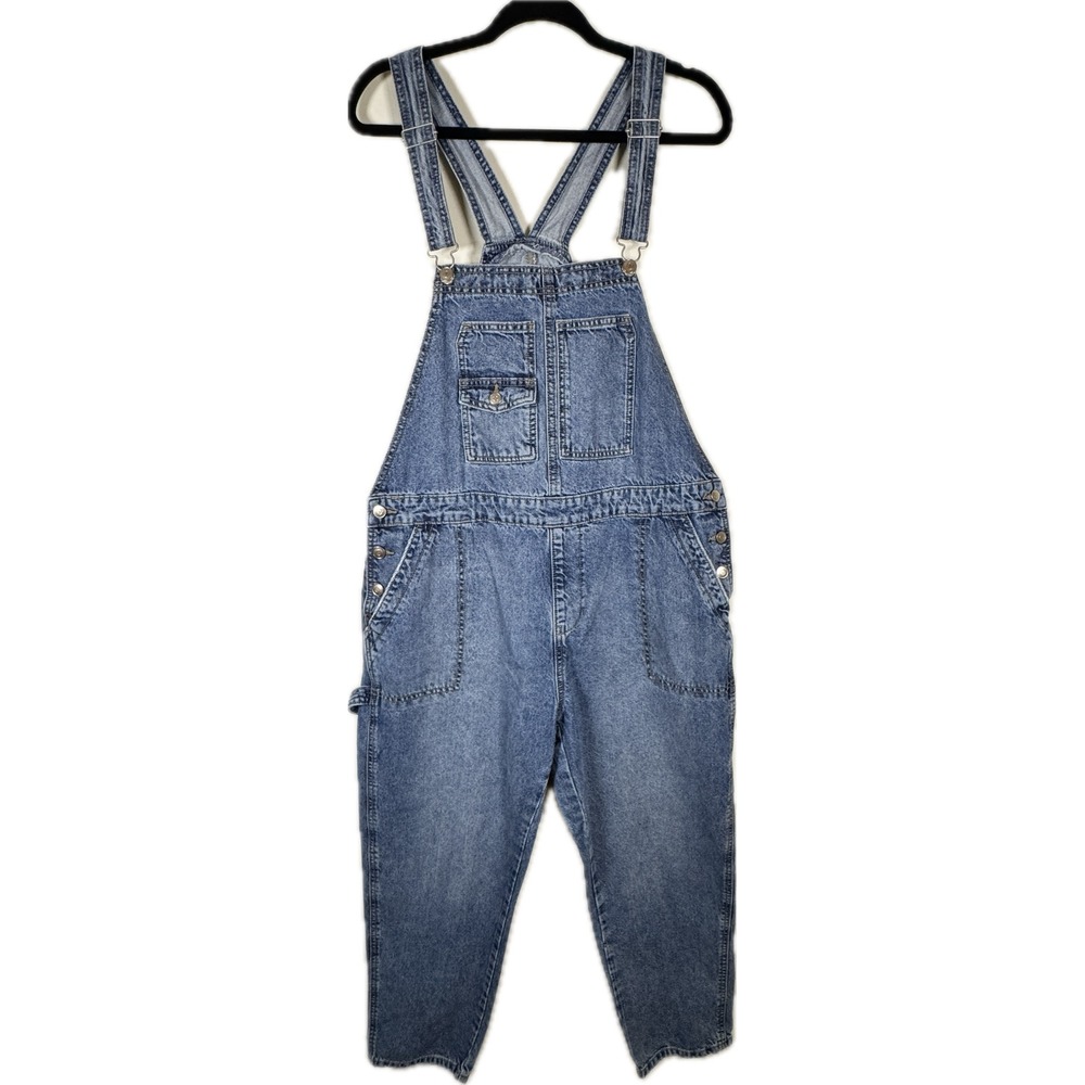 Celebrity Love Denim Bib Overalls Women's Size XL 100% Cotton Utility Country